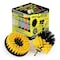 Drill Brush Power Scrubber By Useful Products 5 in W 5 in L Brush, Yellow TUY-OBY-COMBO - alternate 1
